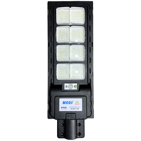 چراغ خیابانی خورشیدی مودی مدل IR-MD731000 توان 100 وات مهتابی